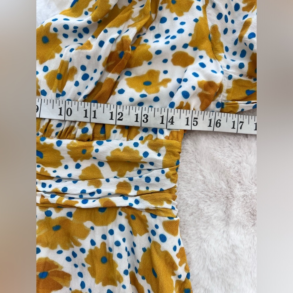 Vera For Anthropologie Buttercup Long Sleeve Elasticized Cuff Mini Dress Size S - Picture 7 of 11